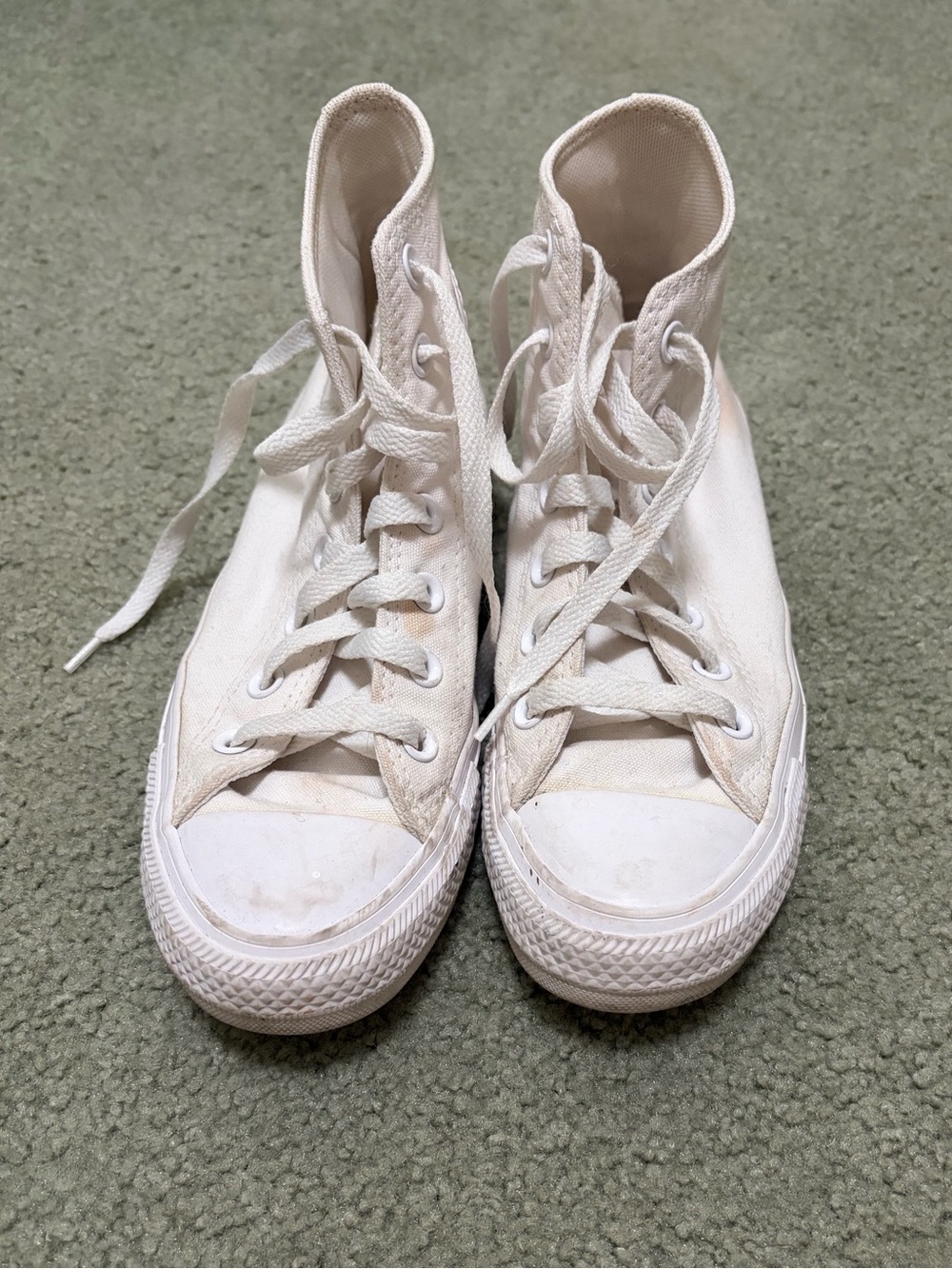 White High Top Converse